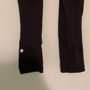 Black Lululemon Pace Rival Leggings Size 4